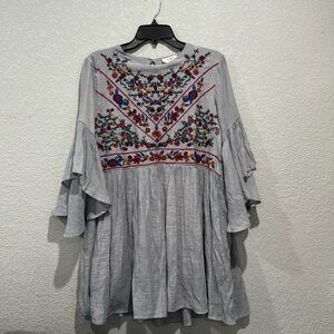 UMGEE Gray Tunic Top